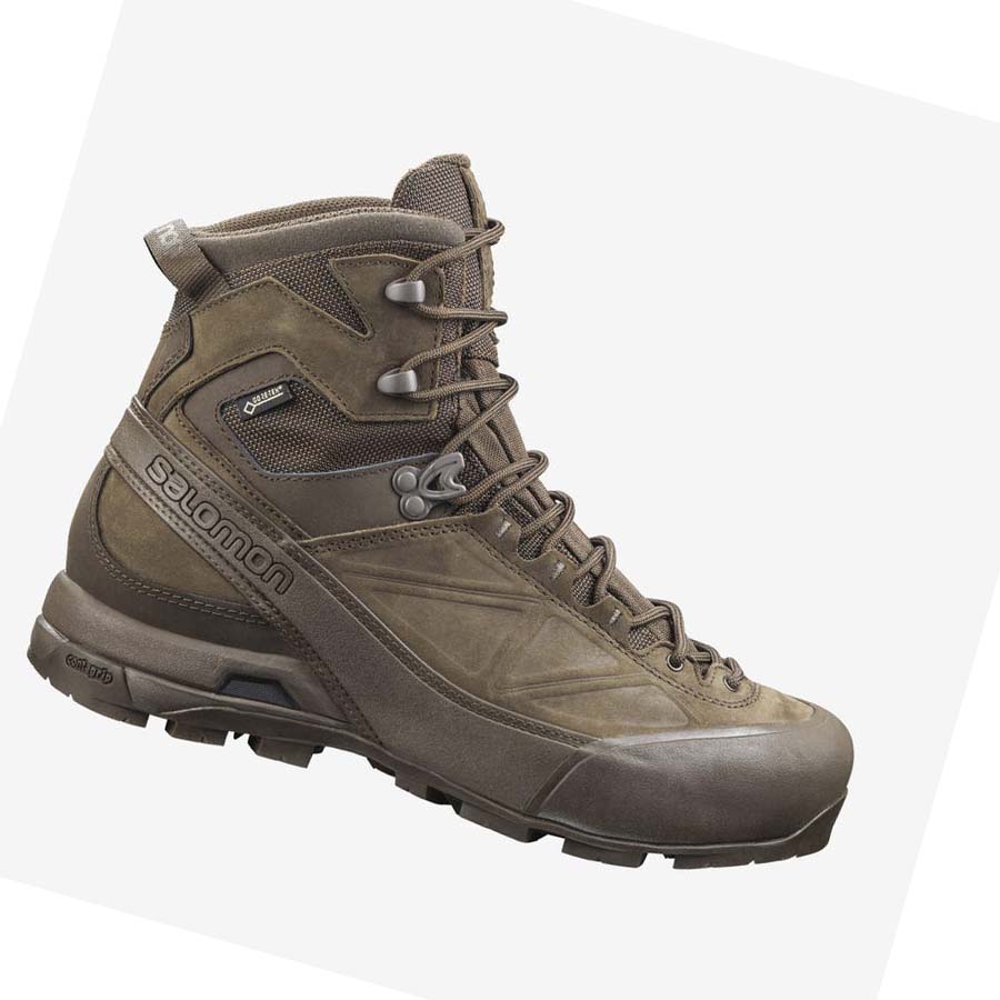 Salomon X ALP GORE-TEX FORCES Csizma Férfi Barna | HU 2261PJJ